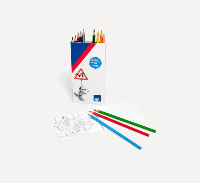 Max Farbstift-Set | Stiftung für Prävention der AXA
